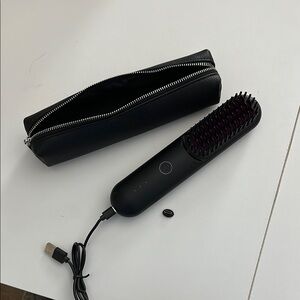 Tymo heated Electric travel Hair Brush with Case